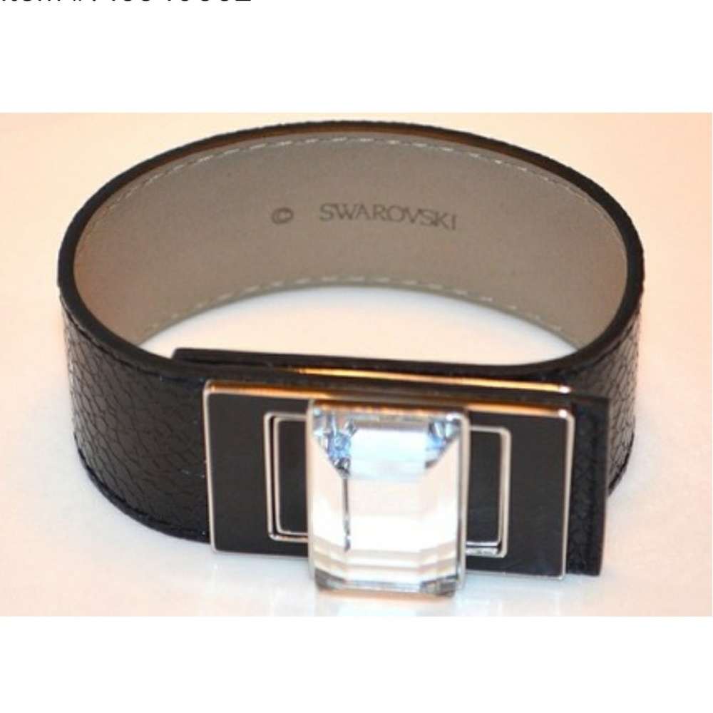 Swarovski leather crystal bracelet